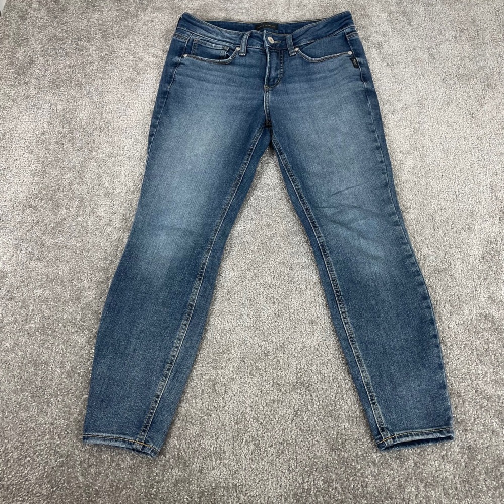 Silver Jeans Womens 30x25 Suki Skinny Y2K Medium Wash Denim Mid Rise (Tag 26x27)